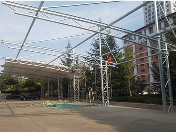 煙臺方圓集團膜結(jié)構(gòu)車棚